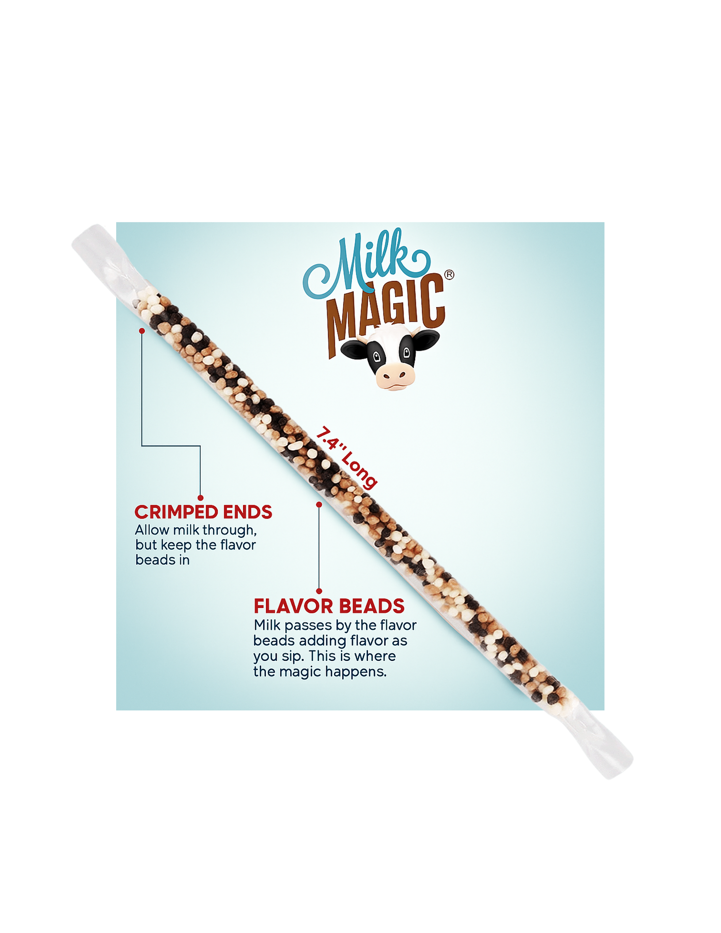 Milk Magic Flavored Straws | Magic Straws